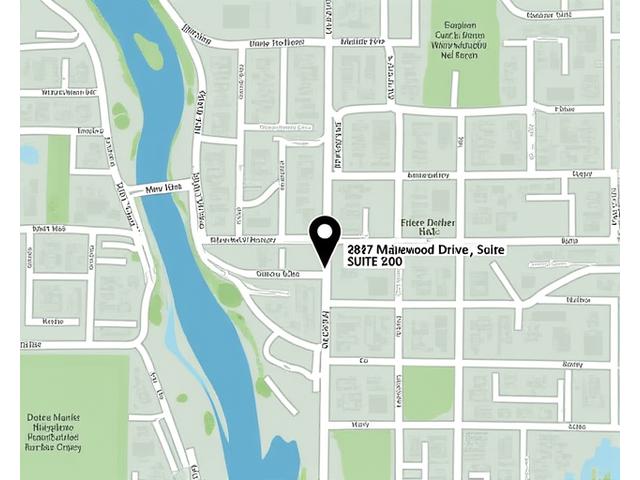 Map showing Vigor Bloom Co. office location at 2847 Maplewood Drive, Suite 200, Portland, OR 97205.