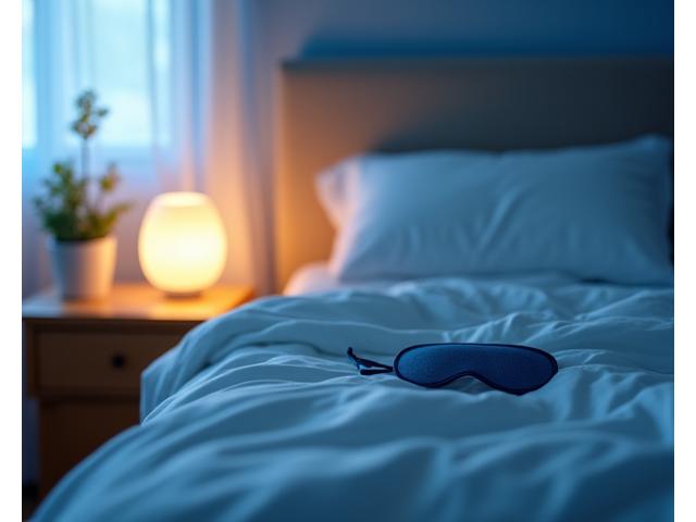 A person sleeping peacefully in a comfortable bed, symbolizing sleep and recovery