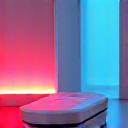 Elegant home wellness device, perhaps a red light therapy panel