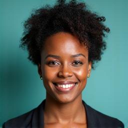 Portrait of Dr. Evelyn Reed, a warm and knowledgeable woman in her late 40s, a certified mindfulness instructor.